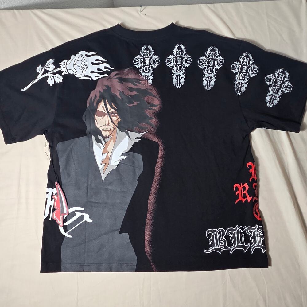 Civilregime X Bleach Anime Coyote Starrk T Shirt Mens XL Black NWT Gothic Tee
